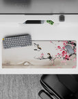 Zen-Japan Deskmat | Mousepad | Deskpad - Misty Blossoms - AniChan