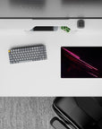 Abstract Deskmat | Mousepad | Deskpad - Neon Starburst - AniChan