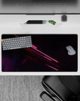 Abstract Deskmat | Mousepad | Deskpad - Neon Starburst - AniChan