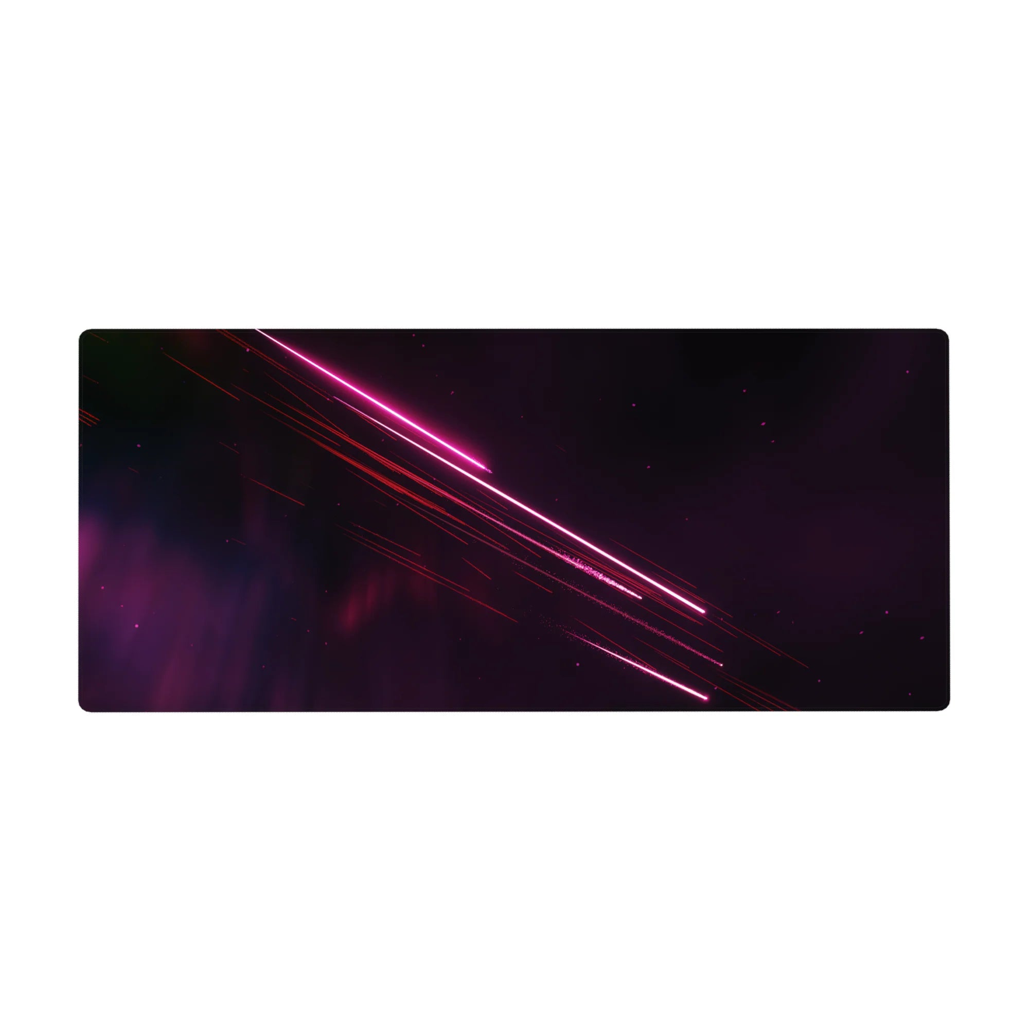 Abstract Deskmat | Mousepad | Deskpad - Neon Starburst - AniChan