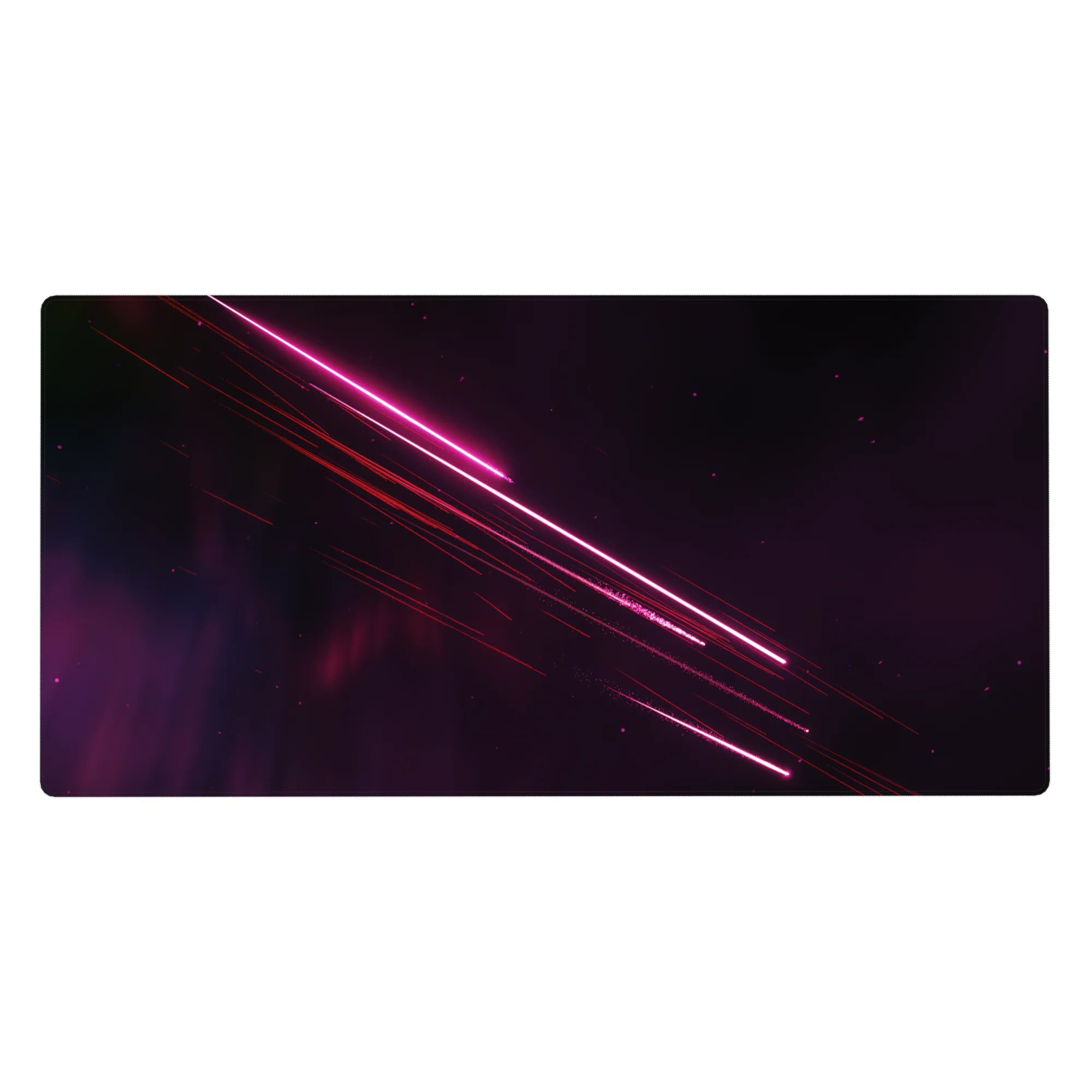 Abstract Deskmat | Mousepad | Deskpad - Neon Starburst - AniChan