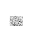 Classic anime girl mouse pad 14x10 inches with manga collage of cute faces, poses, and speech bubbles.