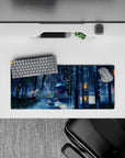 Fantasy Landscapes Deskmat | Mousepad | Deskpad - Mystical Bamboo Serenity