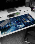 Fantasy Landscapes Deskmat | Mousepad | Deskpad - Mystical Bamboo Serenity