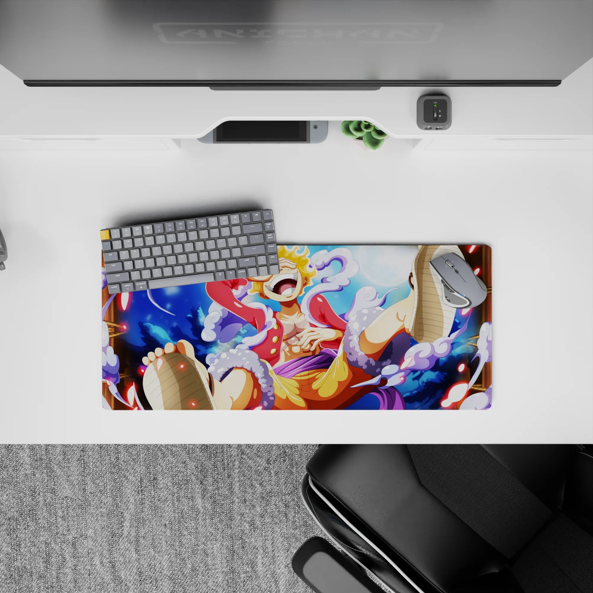 One Piece Deskmat | Mousepad | Deskpad - Playful Power - AniChan