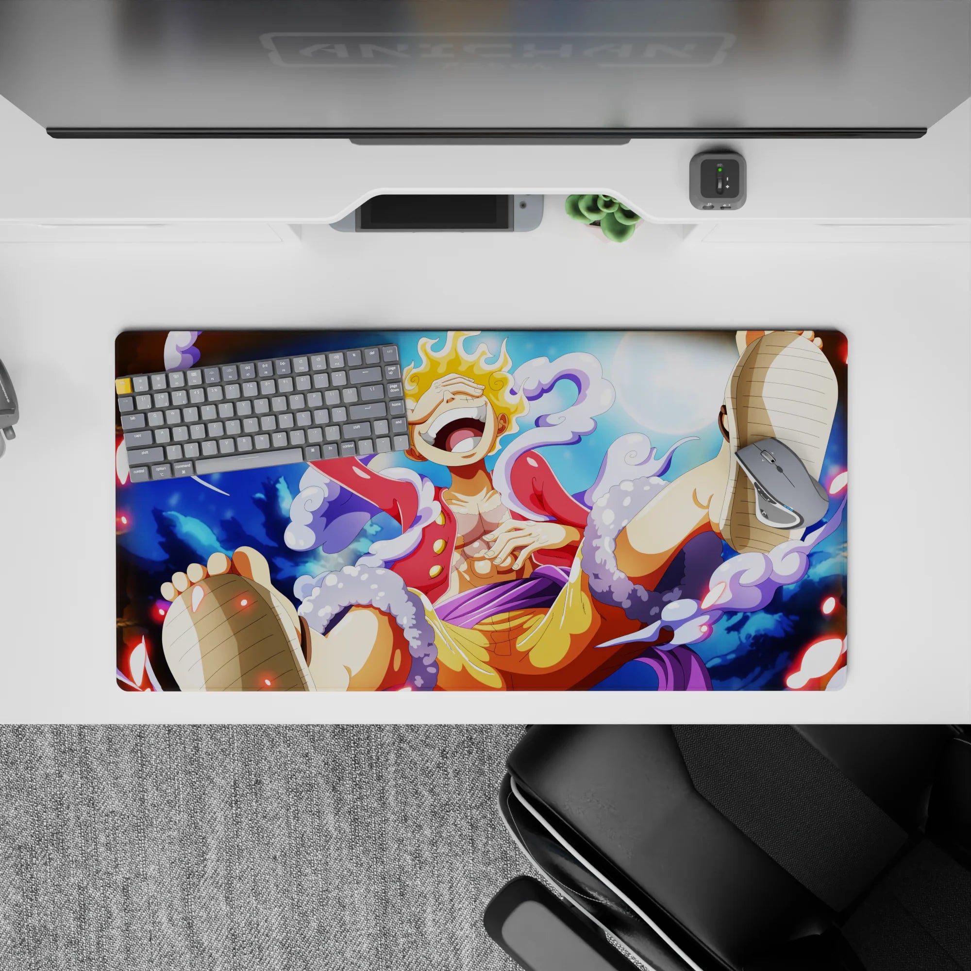 One Piece Deskmat | Mousepad | Deskpad - Playful Power - AniChan