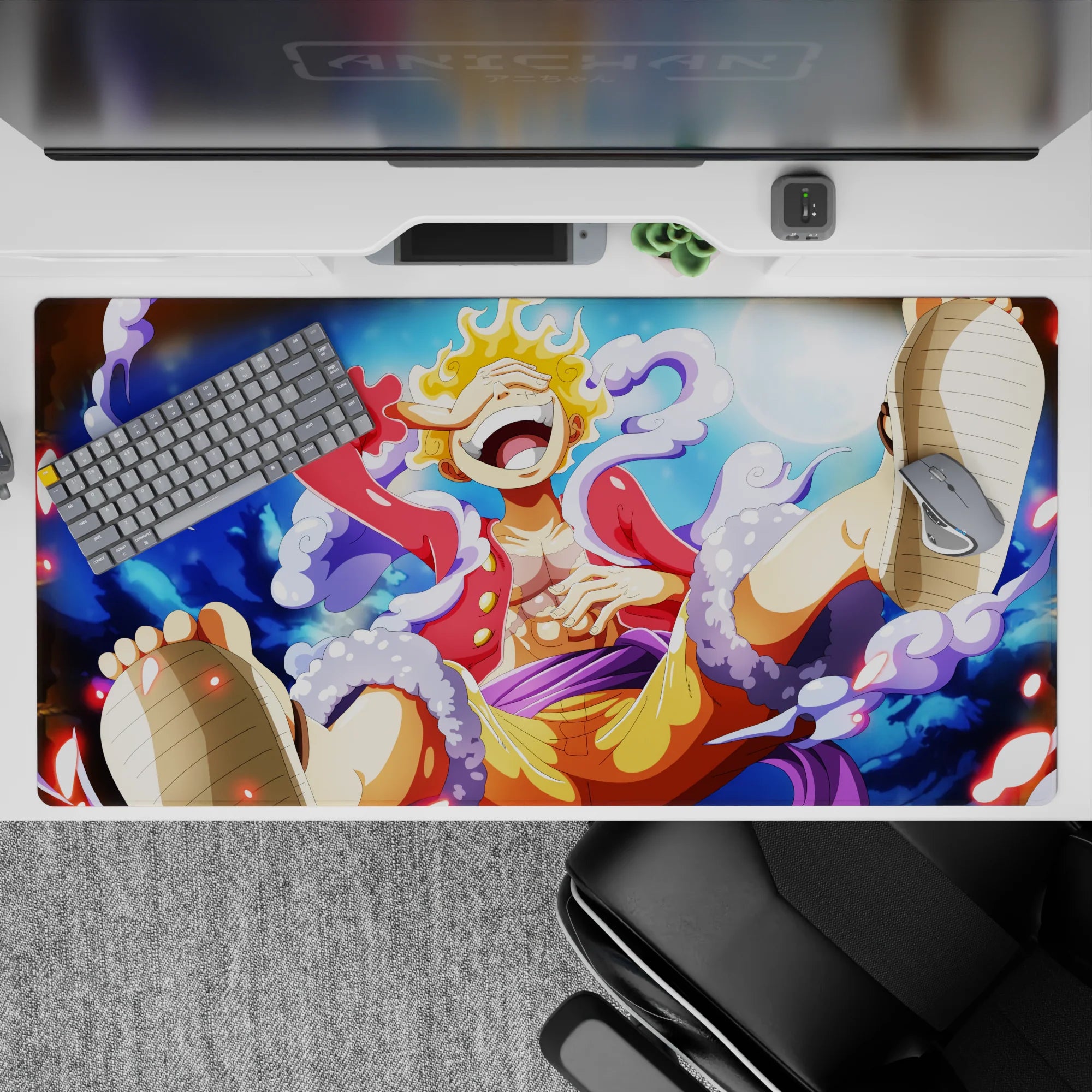 One Piece Deskmat | Mousepad | Deskpad - Playful Power - AniChan