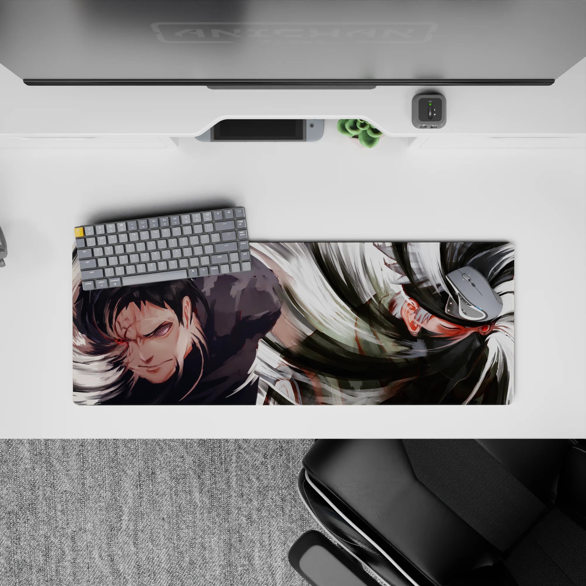 Naruto Deskmat | Mousepad | Deskpad - Tornado of Rivalry - AniChan