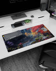 Fantasy Landscapes Deskmat | Mousepad | Deskpad - Enchanted Autumn Grove