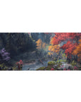 Fantasy Landscapes Deskmat | Mousepad | Deskpad - Enchanted Autumn Grove