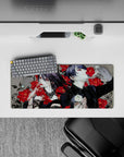 Tokyo Ghoul Deskmat | Mousepad | Deskpad - Crimson Rose Tragedy