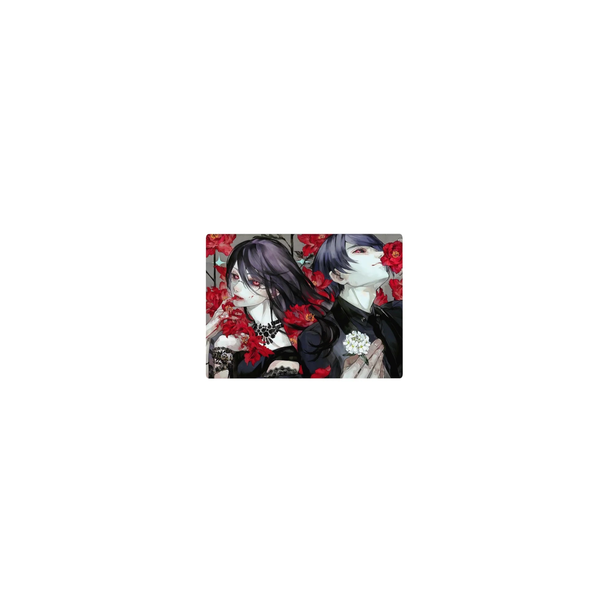 Tokyo Ghoul Deskmat | Mousepad | Deskpad - Crimson Rose Tragedy