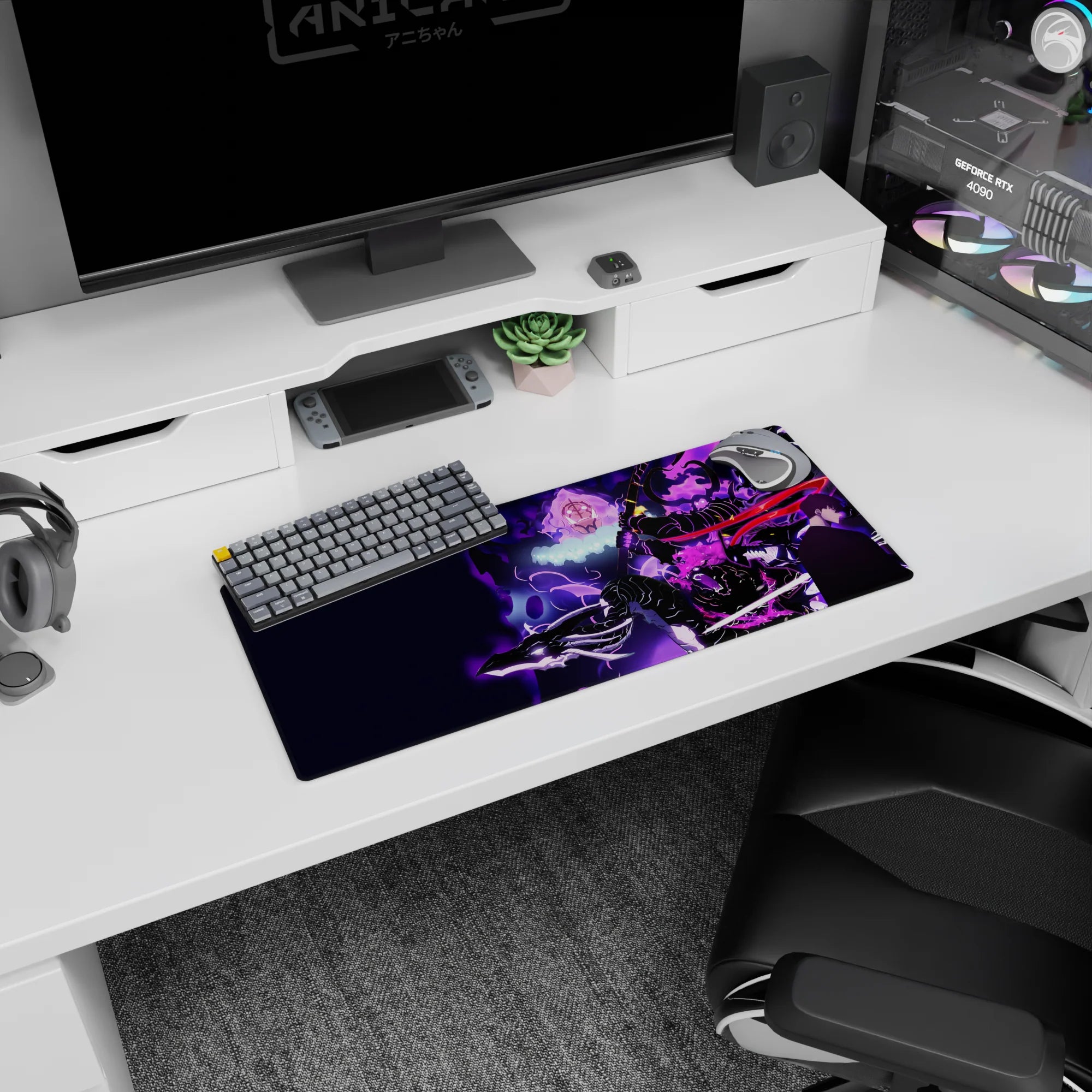 Solo Leveling Deskmat | Mousepad | Deskpad - Shadow Legion&#39;s Command