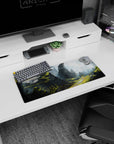 Fantasy Landscapes Deskmat | Mousepad | Deskpad - Mystic Peaks Archway