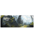 Fantasy Landscapes Deskmat | Mousepad | Deskpad - Mystic Peaks Archway