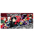 Persona 5 mouse pad 32x16 inches featuring Joker, Mona, Ann, and Futaba with vibrant pop art and Phantom Thief flair.