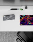 Liquid Abstract Deskmat | Mousepad | Deskpad - Neon Blaze - AniChan