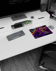 Liquid Abstract Deskmat | Mousepad | Deskpad - Neon Blaze - AniChan