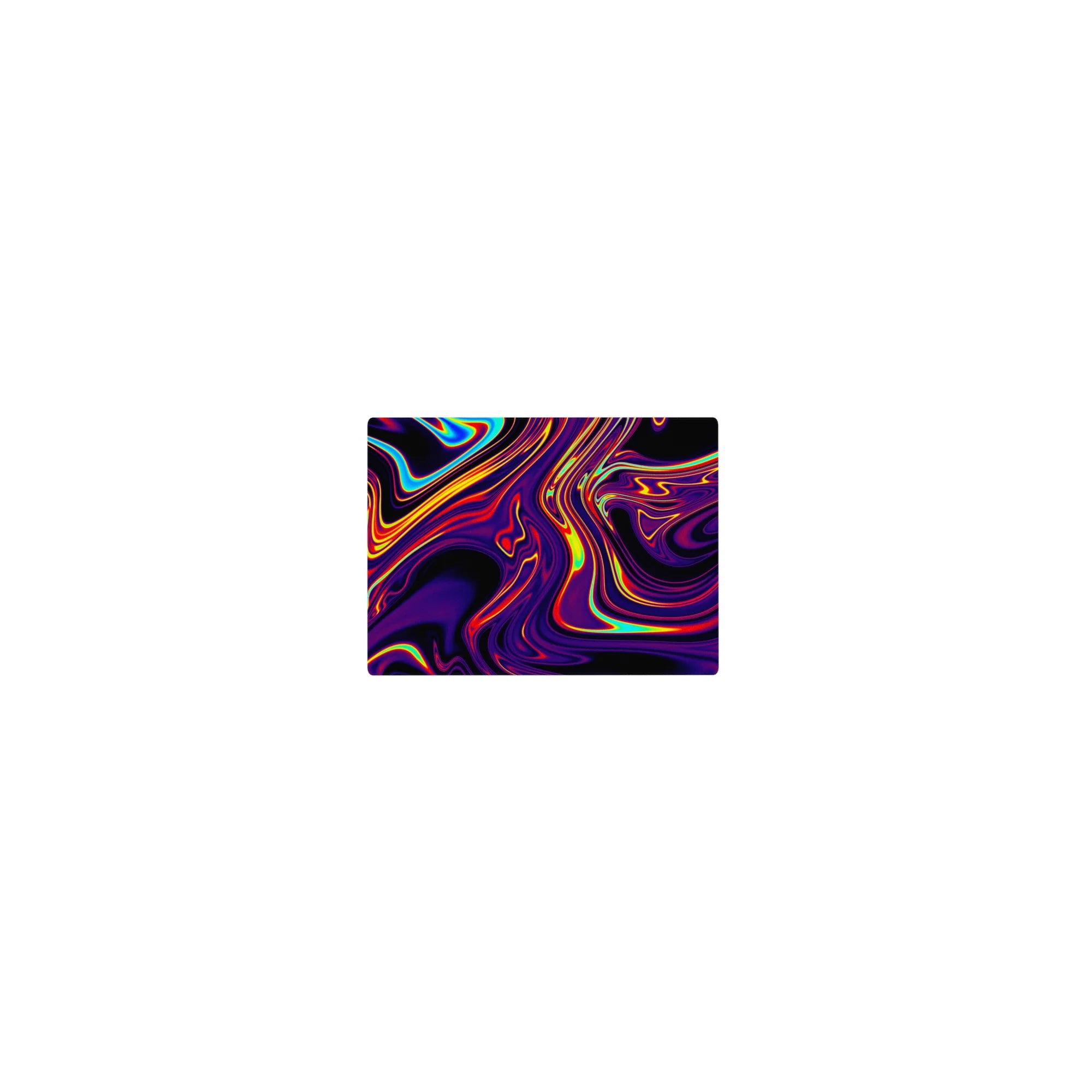 Liquid Abstract Deskmat | Mousepad | Deskpad - Neon Blaze - AniChan