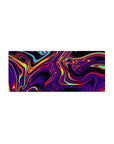 Liquid Abstract Deskmat | Mousepad | Deskpad - Neon Blaze - AniChan