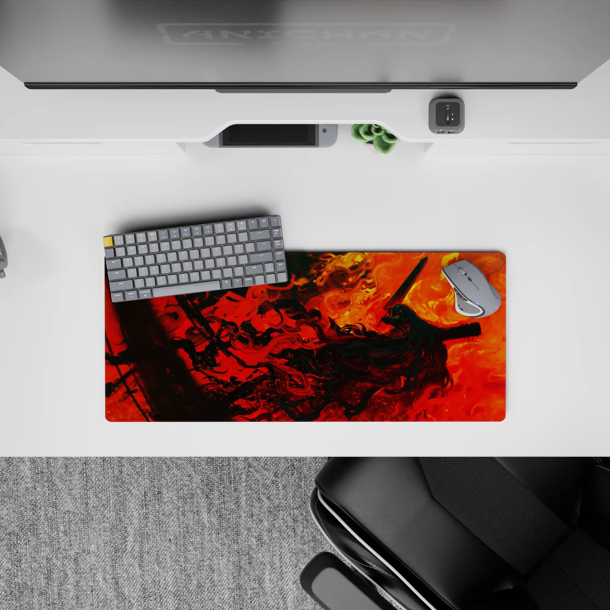 Berserk Deskmat | Mousepad | Deskpad - Inferno of Rage - AniChan