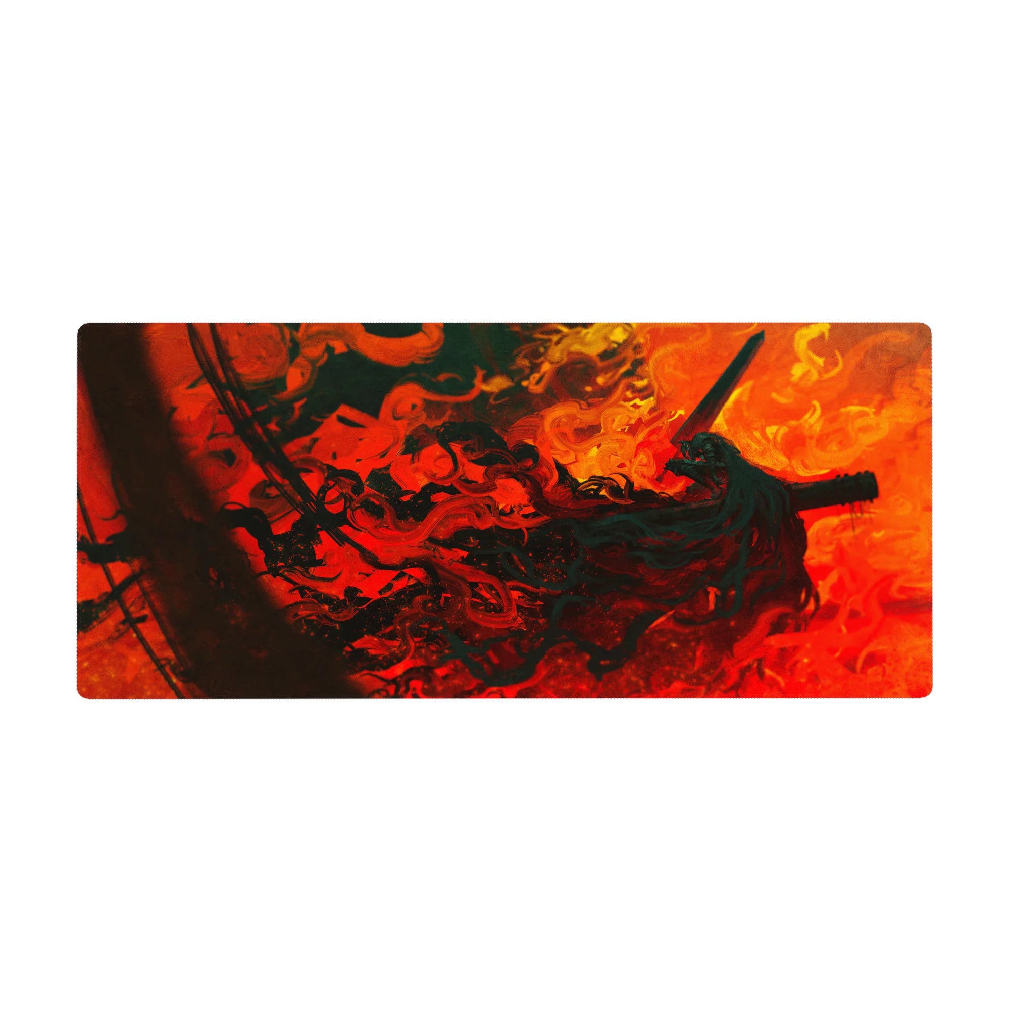 Berserk Deskmat | Mousepad | Deskpad - Inferno of Rage - AniChan