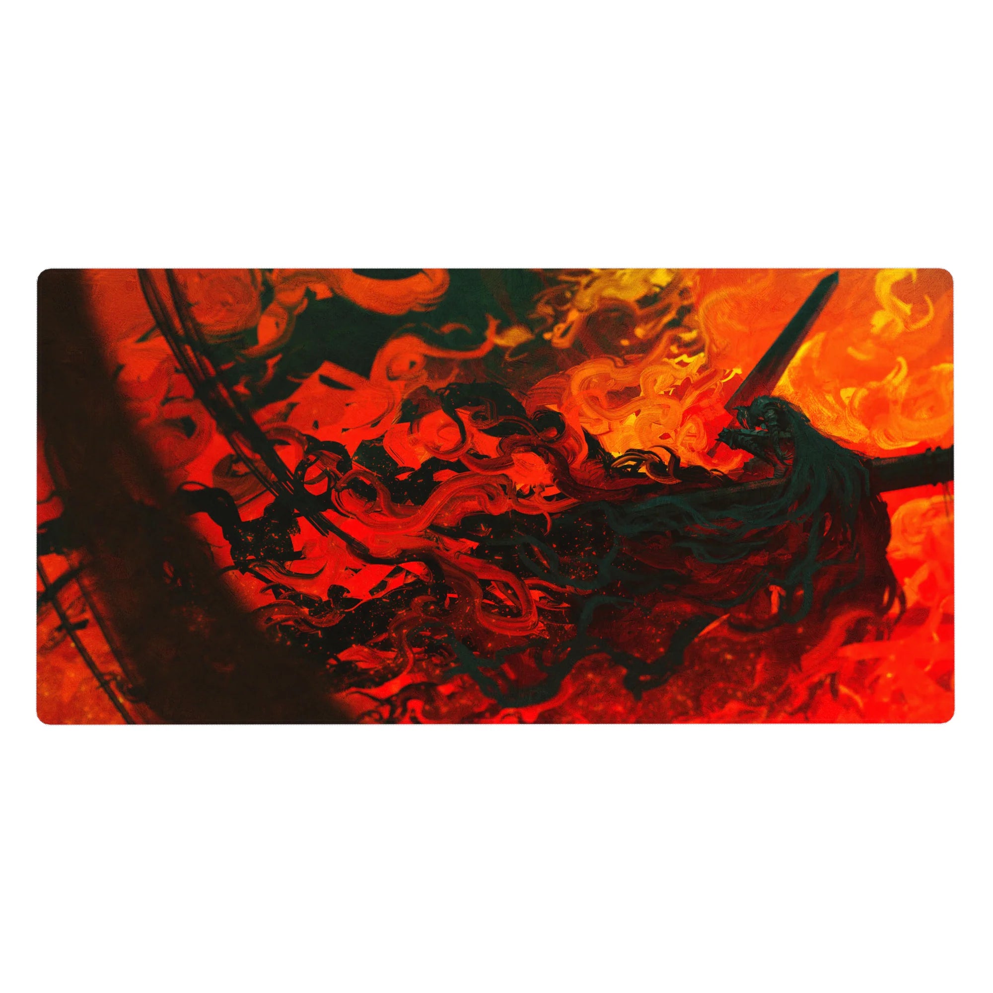 Berserk Deskmat | Mousepad | Deskpad - Inferno of Rage - AniChan