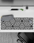 Abstract Deskmat | Mousepad | Deskpad - Illusion Geometry - AniChan