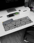 Abstract Deskmat | Mousepad | Deskpad - Illusion Geometry - AniChan