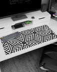 Abstract Deskmat | Mousepad | Deskpad - Illusion Geometry - AniChan