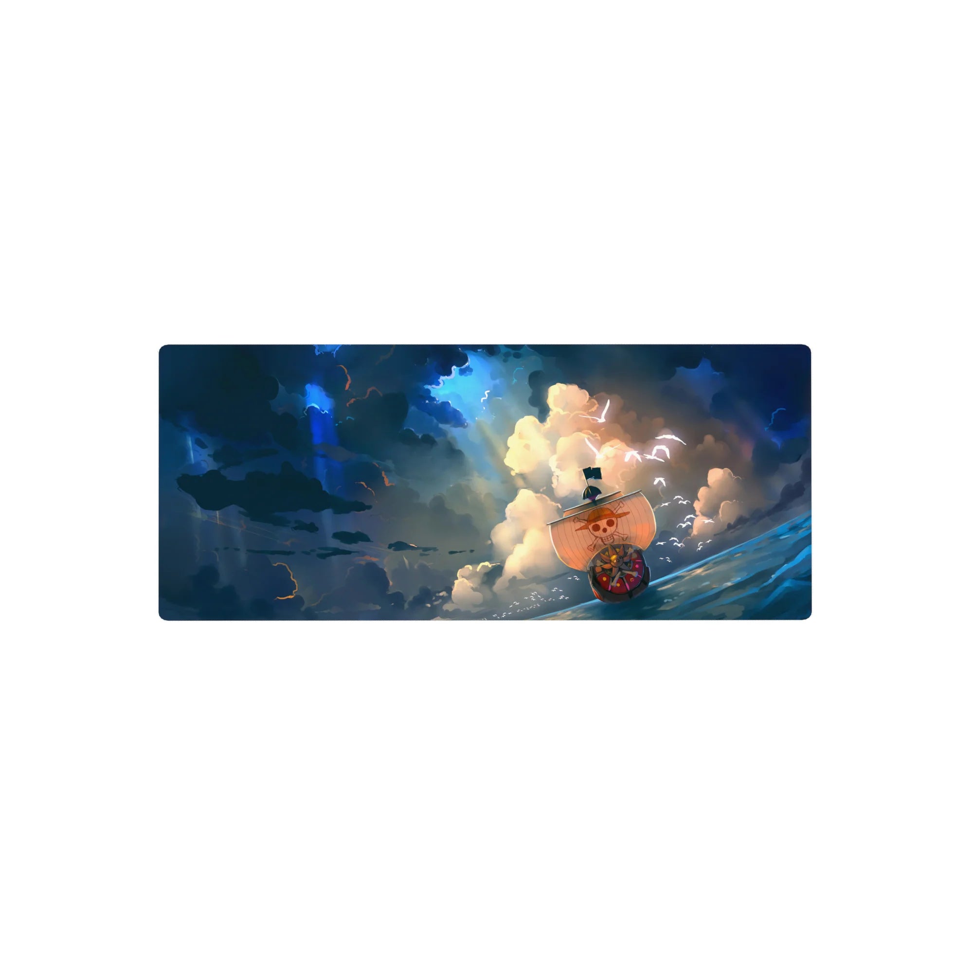 One Piece Deskmat | Mousepad | Deskpad - Thousand Sunny: Skyward Journey - AniChan