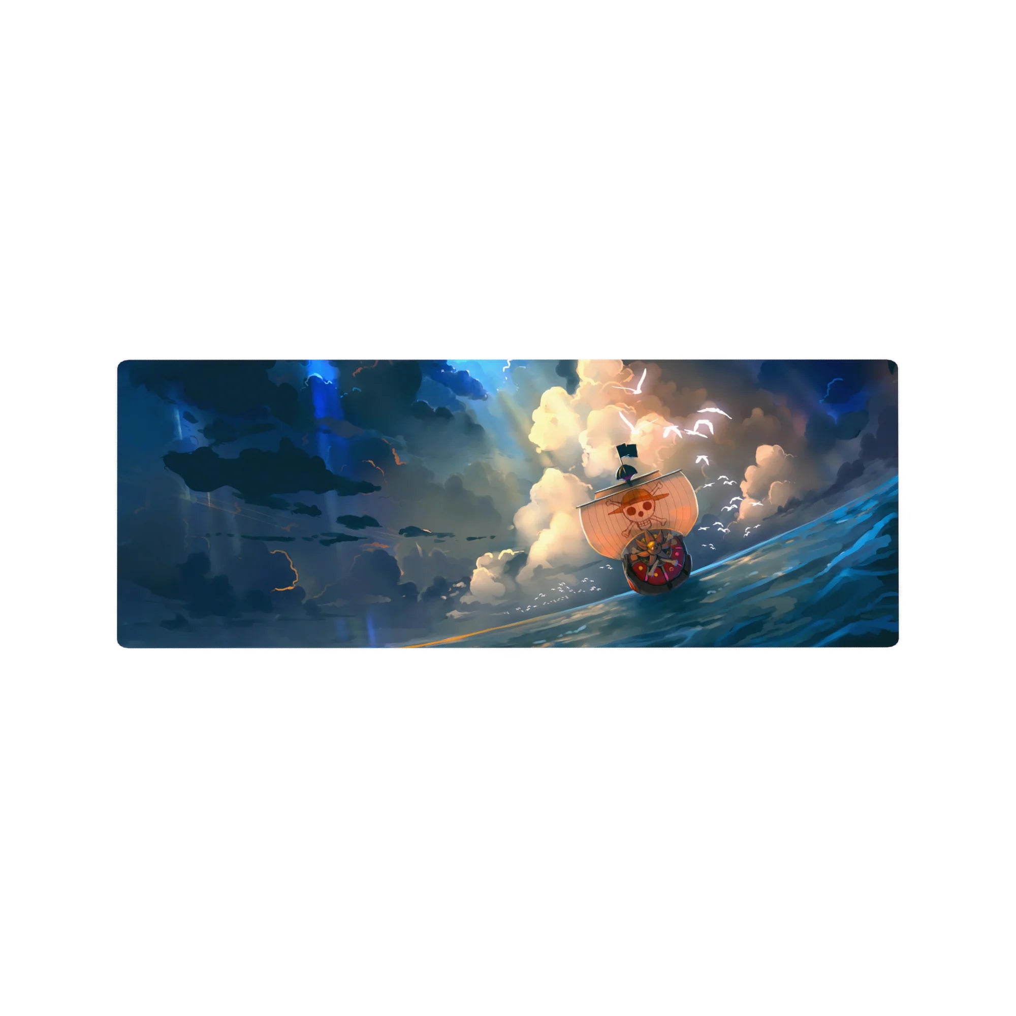 One Piece Deskmat | Mousepad | Deskpad - Thousand Sunny: Skyward Journey - AniChan