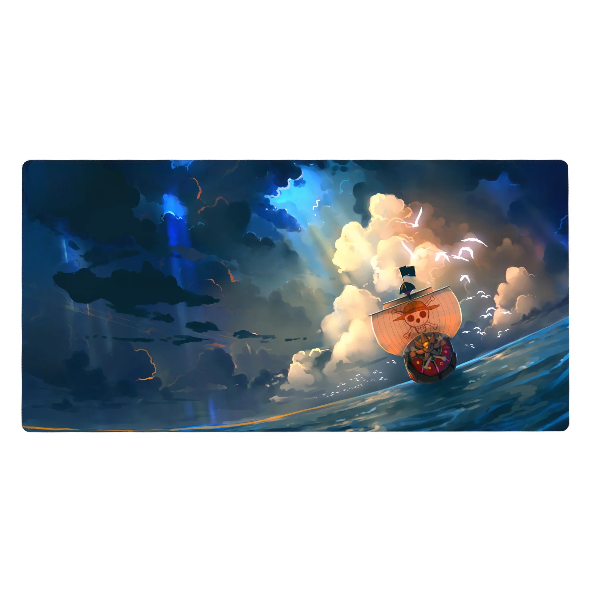 One Piece Deskmat | Mousepad | Deskpad - Thousand Sunny: Skyward Journey - AniChan