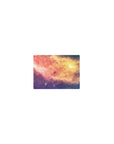 Candy-sky nebula galaxy design classic mouse pad, 14x10 inches, smooth glide desk accessory.
