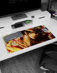 One Piece Deskmat | Mousepad | Deskpad - Ace’s Fiery Spirit - AniChan