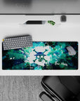 One Piece Deskmat | Mousepad | Deskpad - Floral Jolly Roger - AniChan