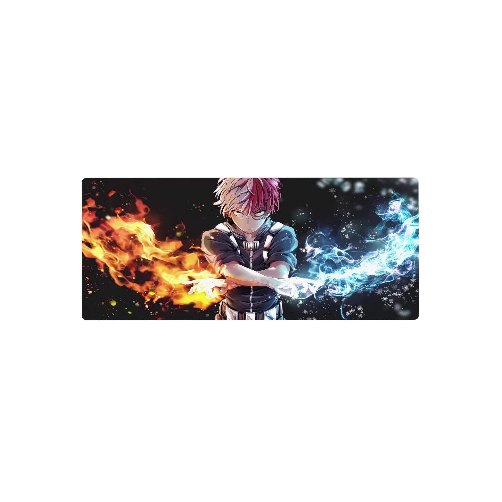 My Hero Academia Deskmat | Mousepad | Deskpad - Dual Element Fury - AniChan