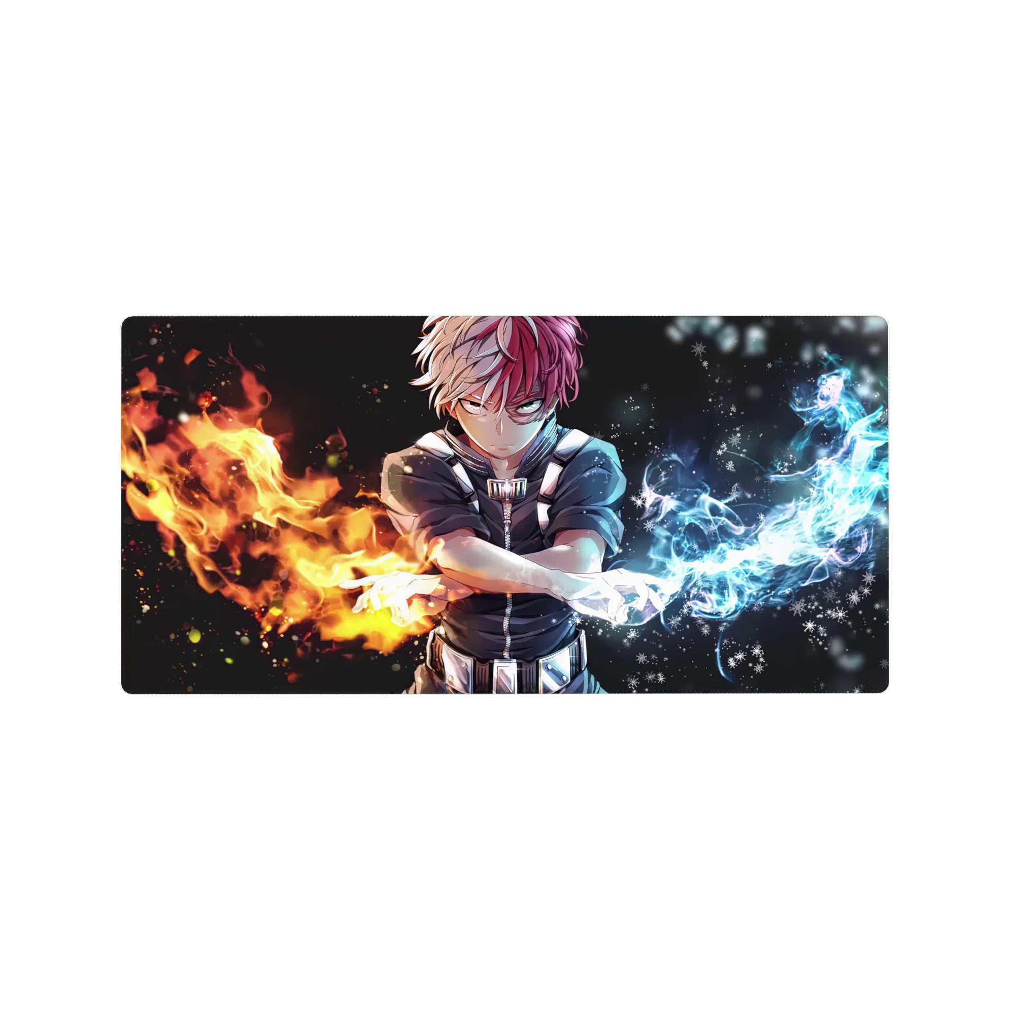 My Hero Academia Deskmat | Mousepad | Deskpad - Dual Element Fury - AniChan