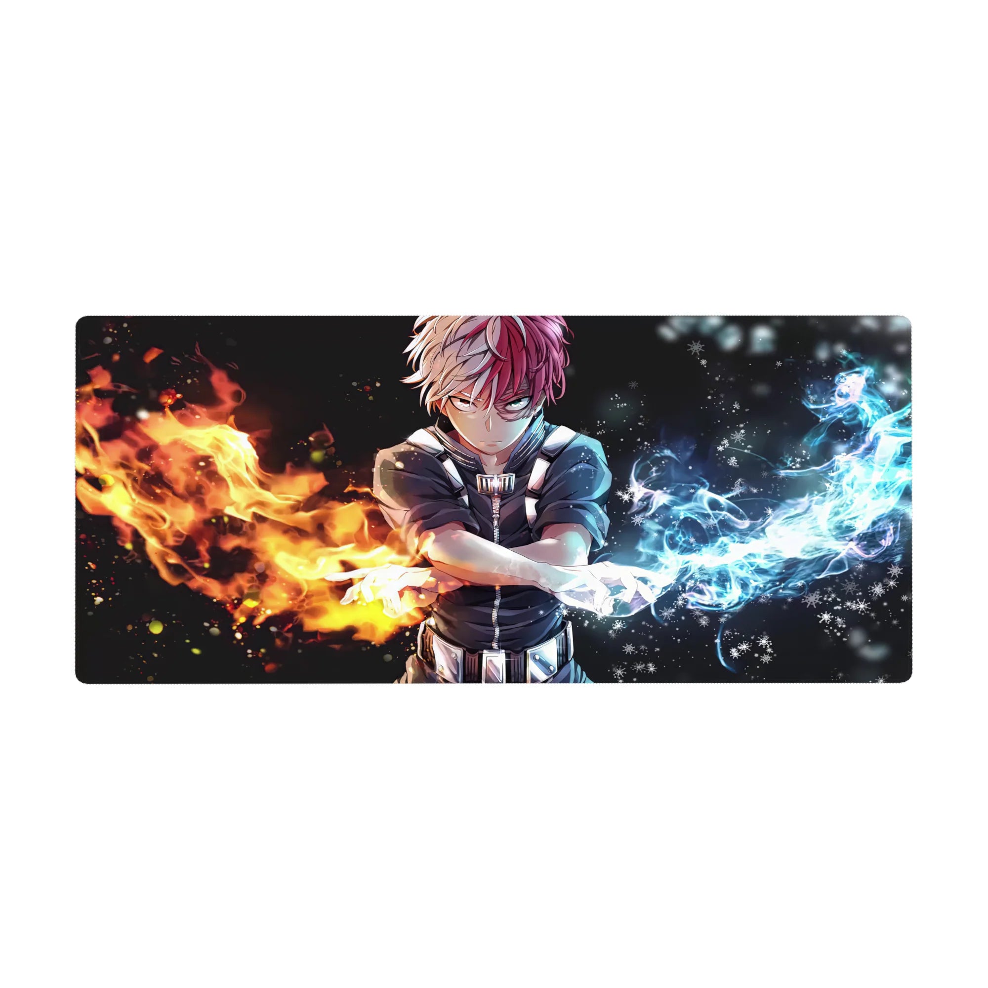 My Hero Academia Deskmat | Mousepad | Deskpad - Dual Element Fury - AniChan