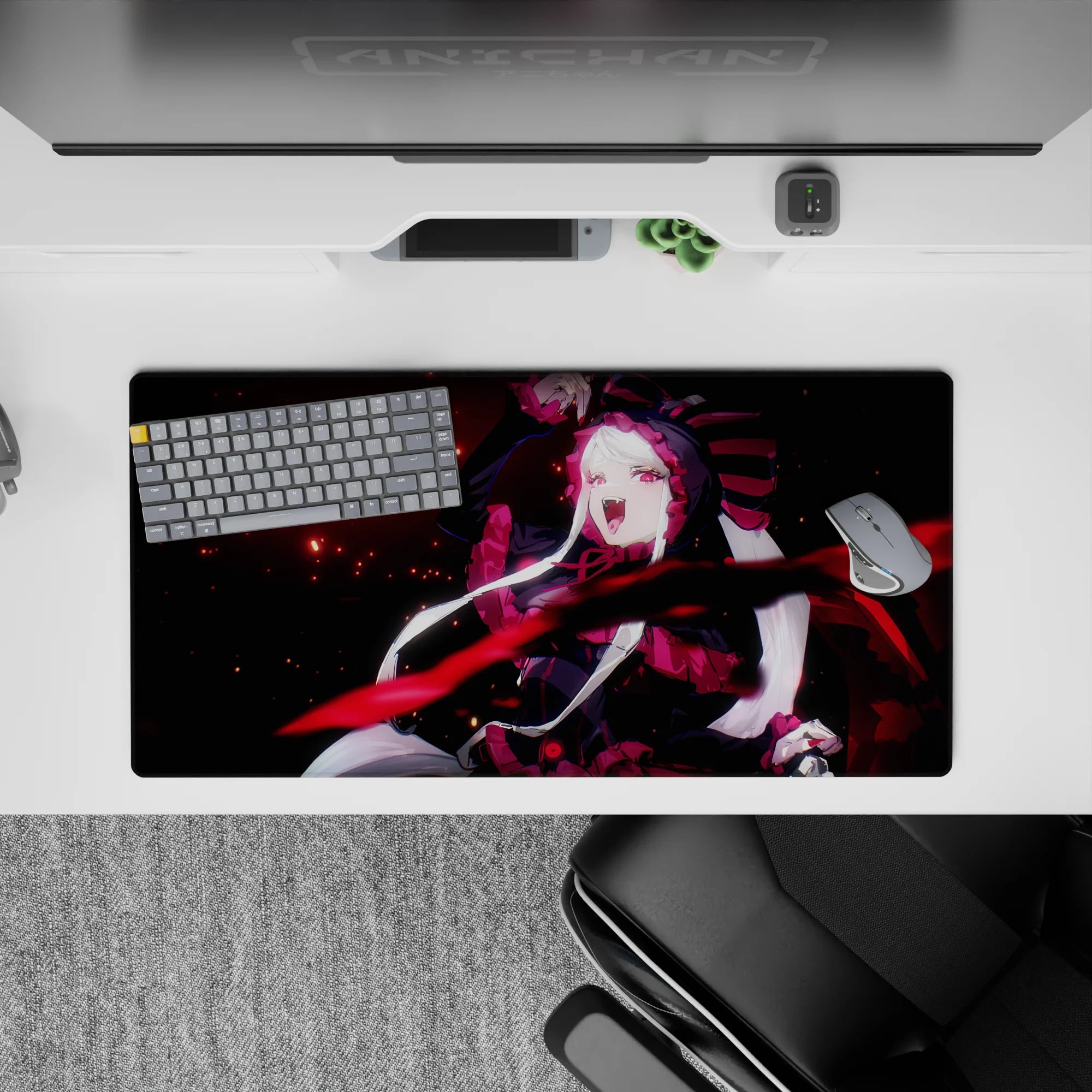 Overlord Deskmat | Mousepad | Deskpad - Vampire Queen’s Fury - AniChan