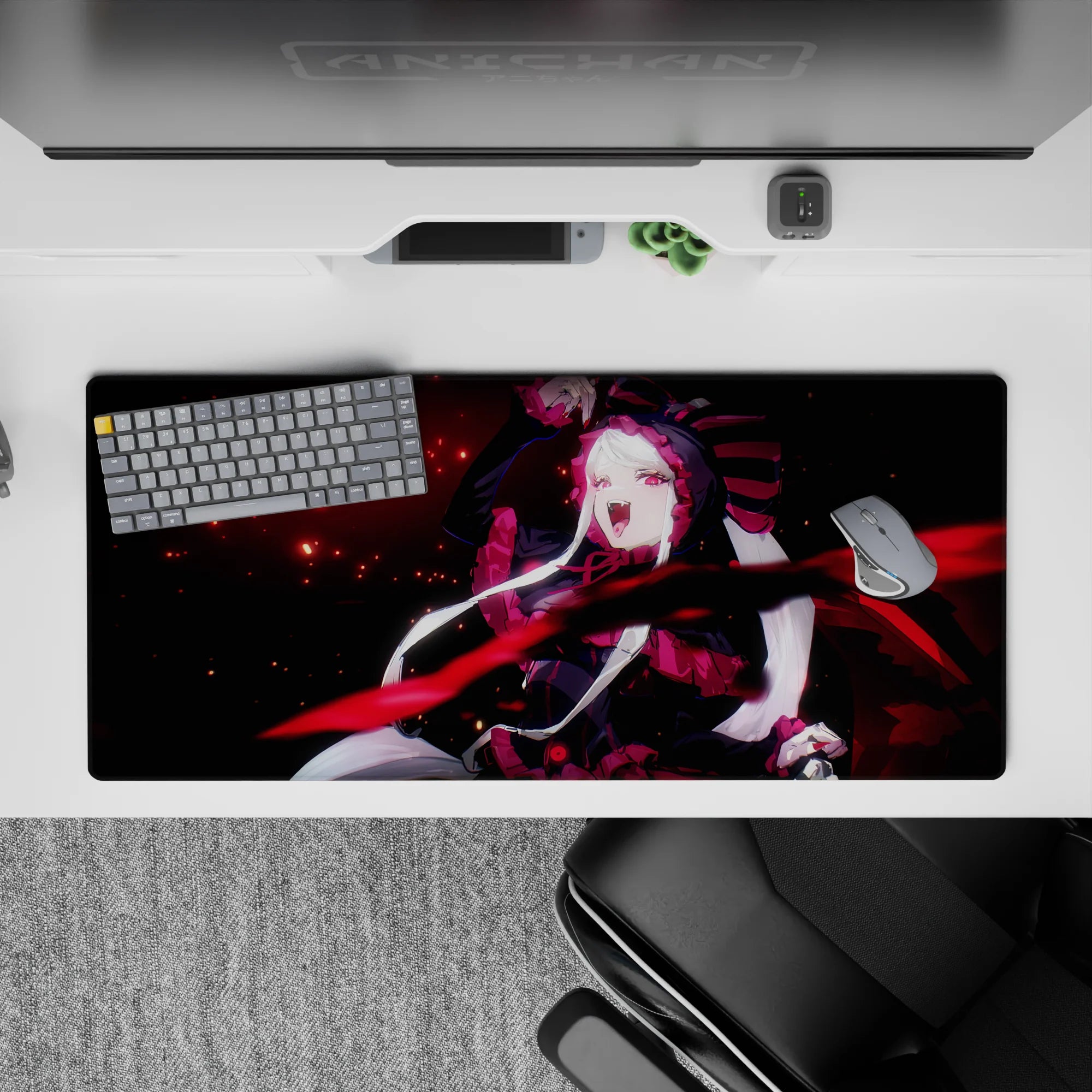 Overlord Deskmat | Mousepad | Deskpad - Vampire Queen’s Fury - AniChan