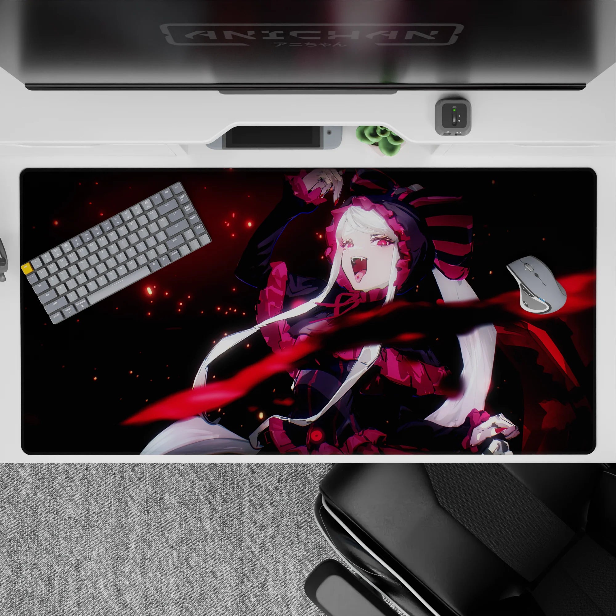 Overlord Deskmat | Mousepad | Deskpad - Vampire Queen’s Fury - AniChan