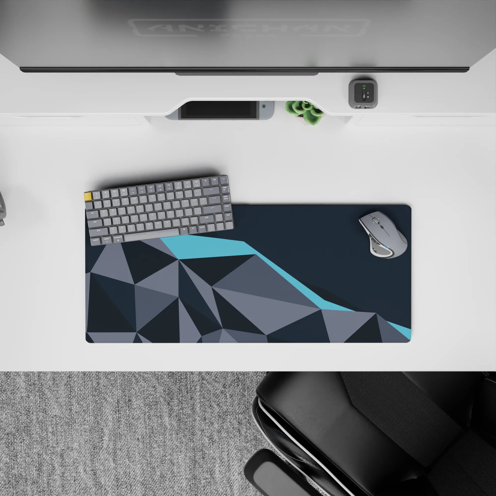 Abstract Deskmat | Mousepad | Deskpad - Polygon Peak - AniChan