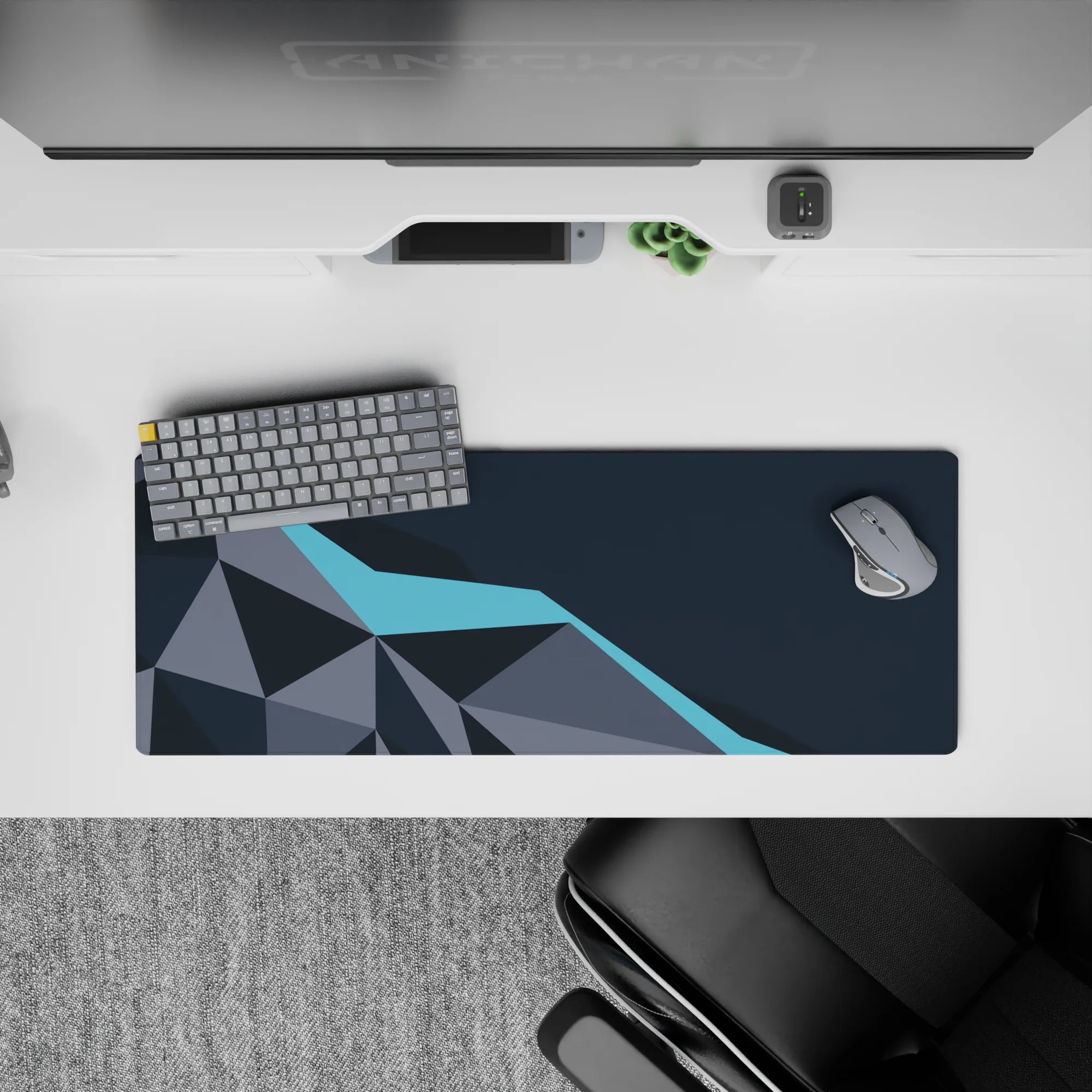 Abstract Deskmat | Mousepad | Deskpad - Polygon Peak - AniChan