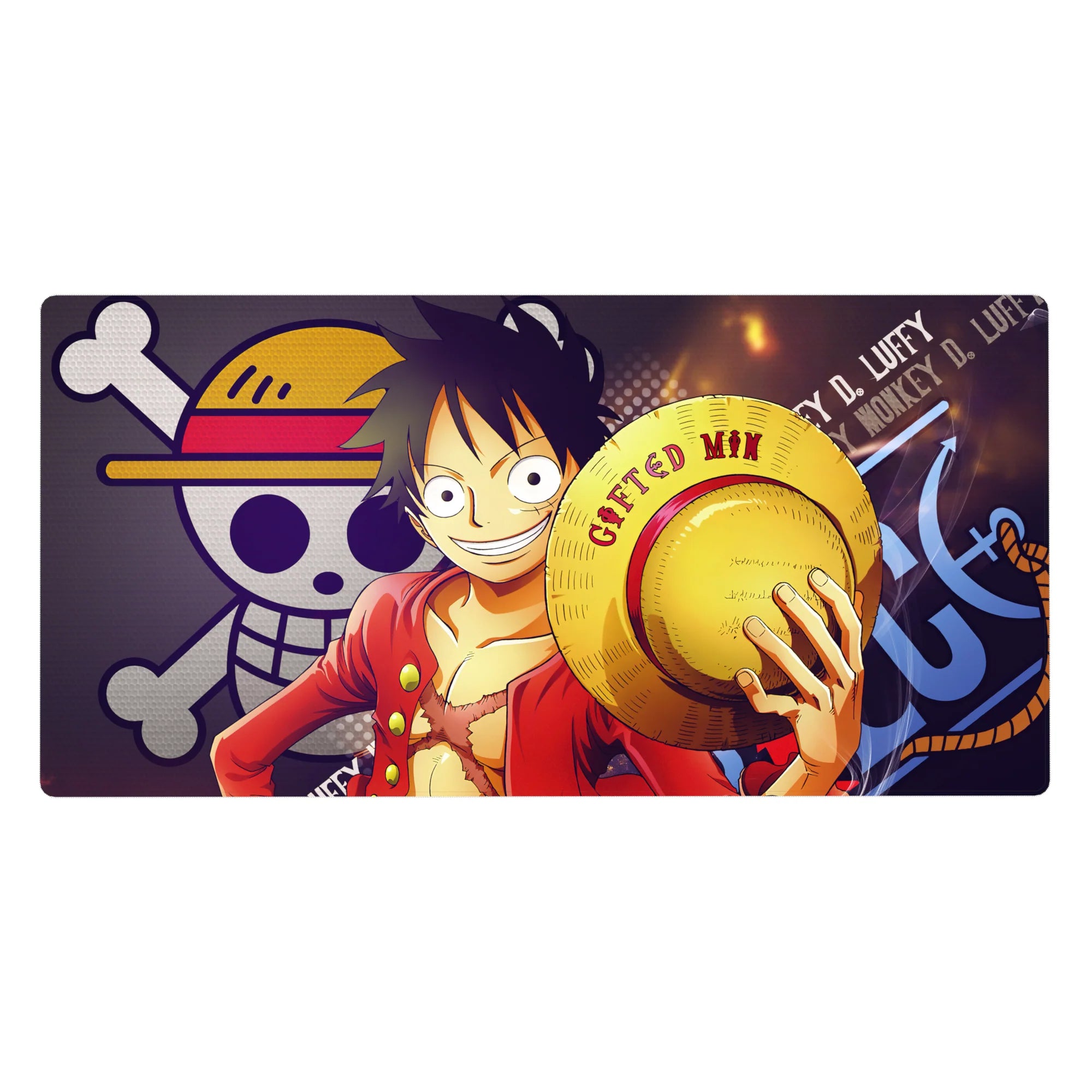 One Piece Deskmat | Mousepad | Deskpad - Luffy’s Legendary Smile - AniChan