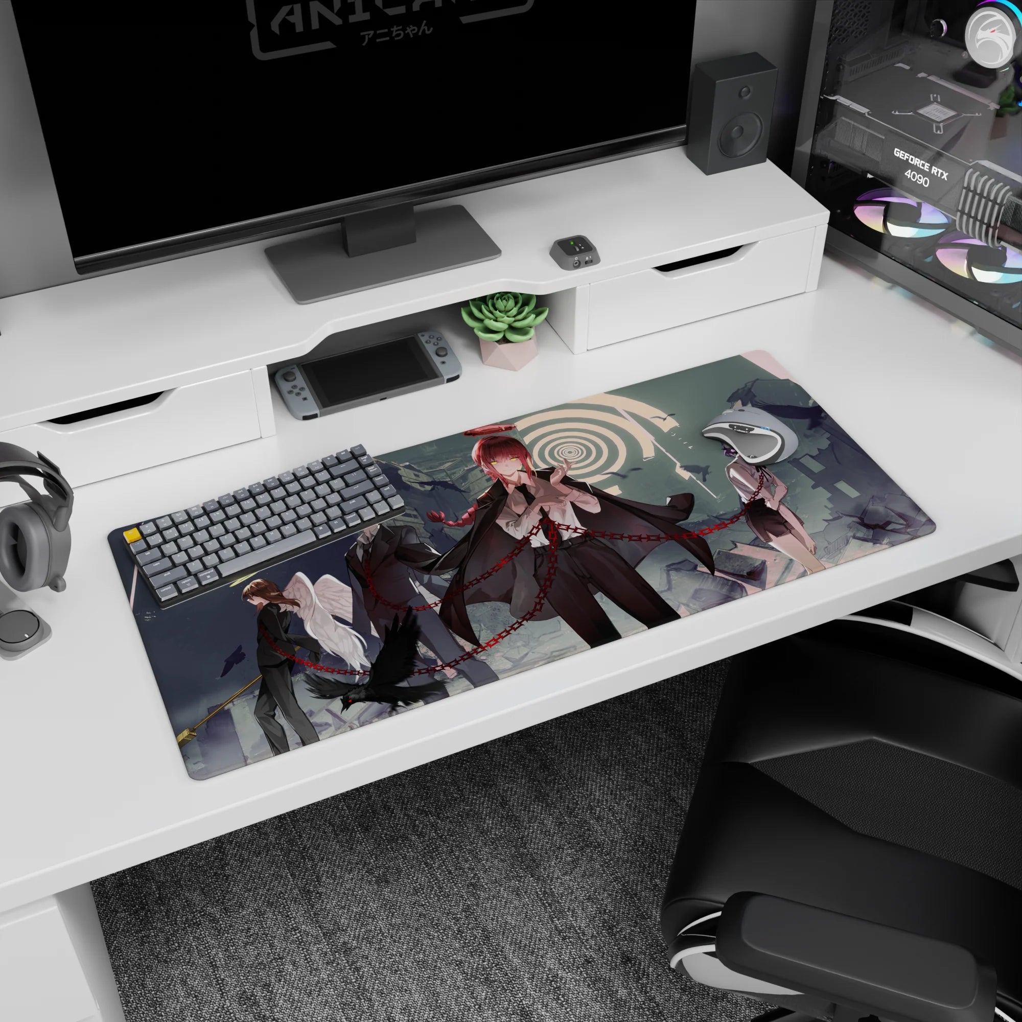 Chainsaw Man - Anime Mouse Pad and Desk Pad - Bound by Fate - AniChan