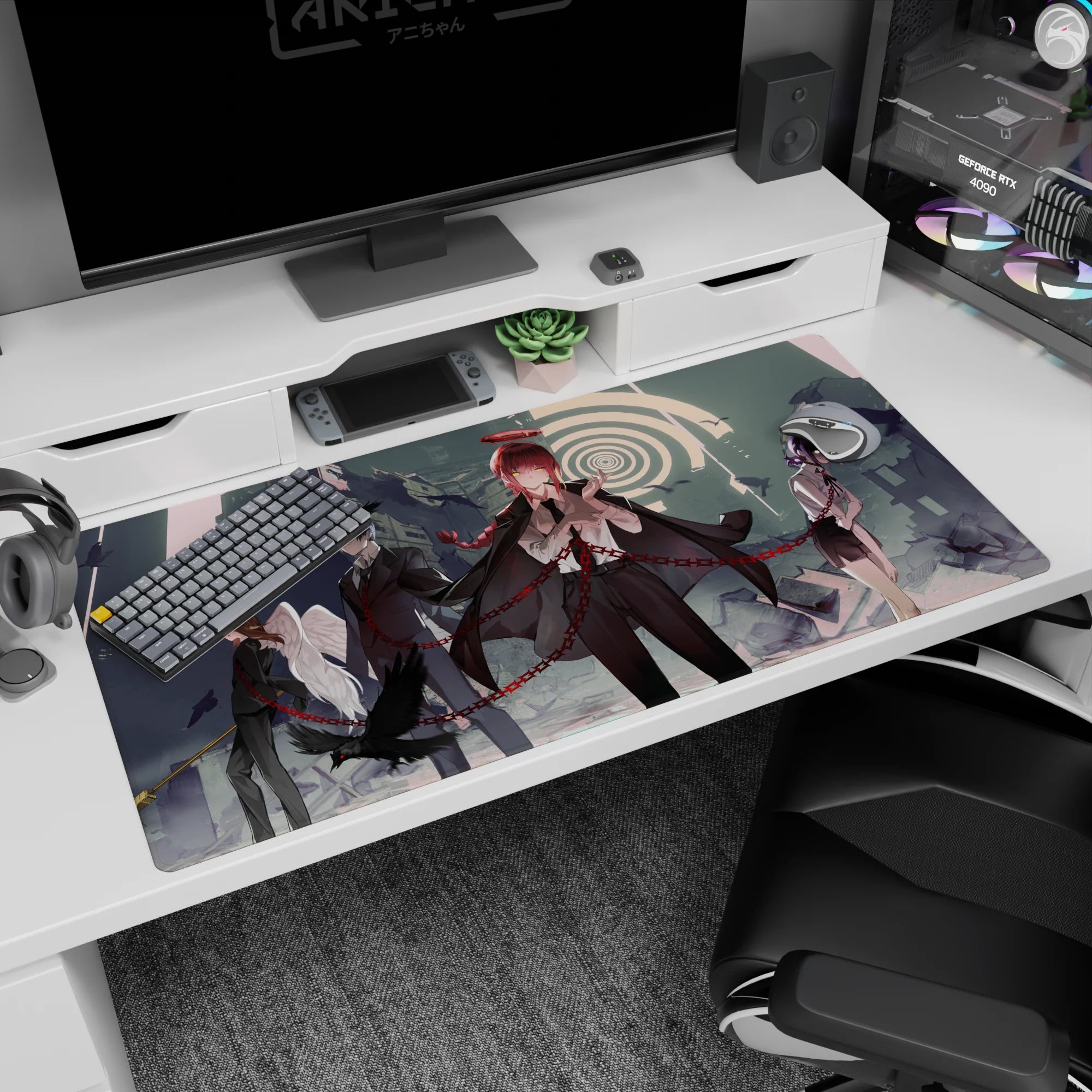 Chainsaw Man - Anime Mouse Pad and Desk Pad - Bound by Fate - AniChan