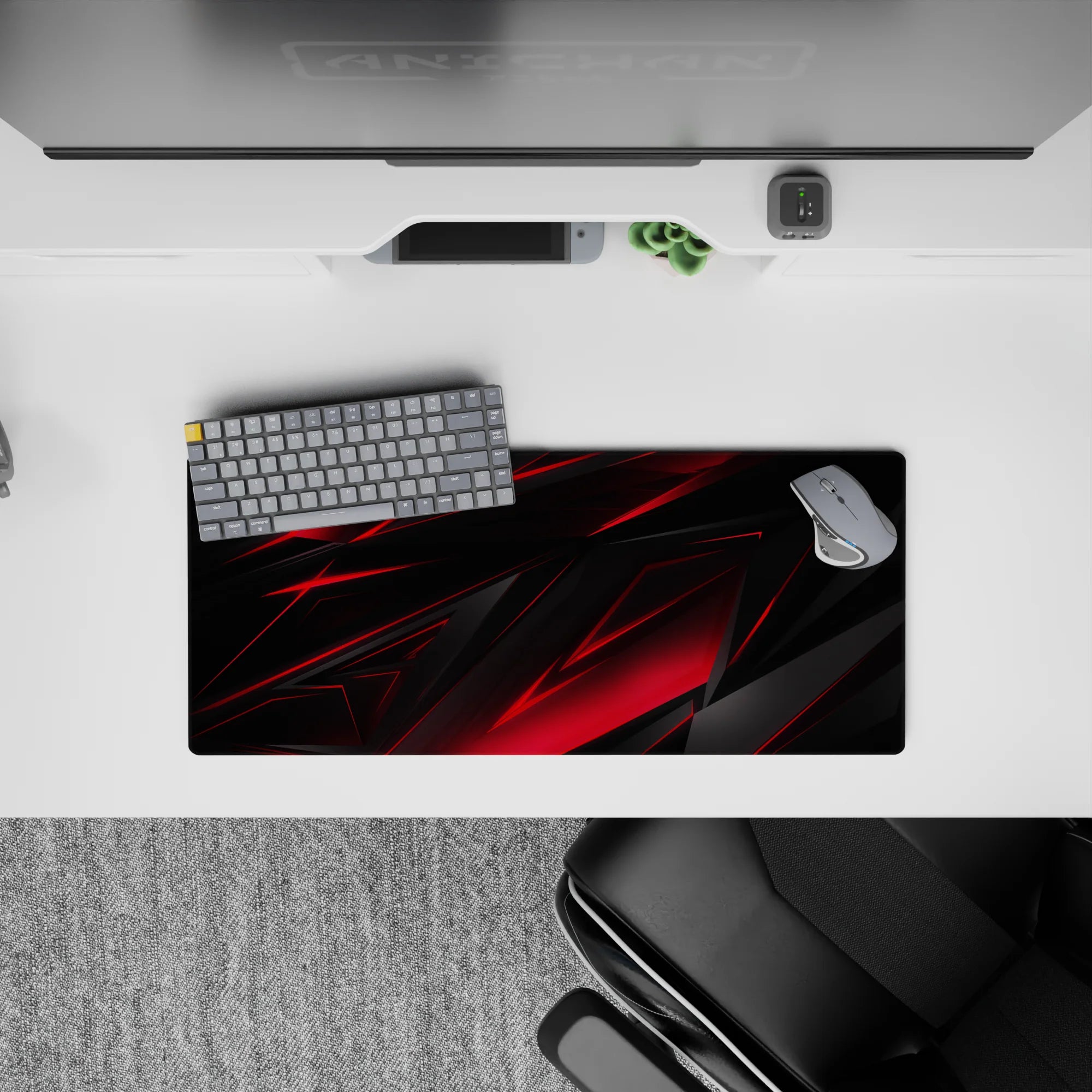 Abstract Deskmat | Mousepad | Deskpad - Razor Edge - AniChan