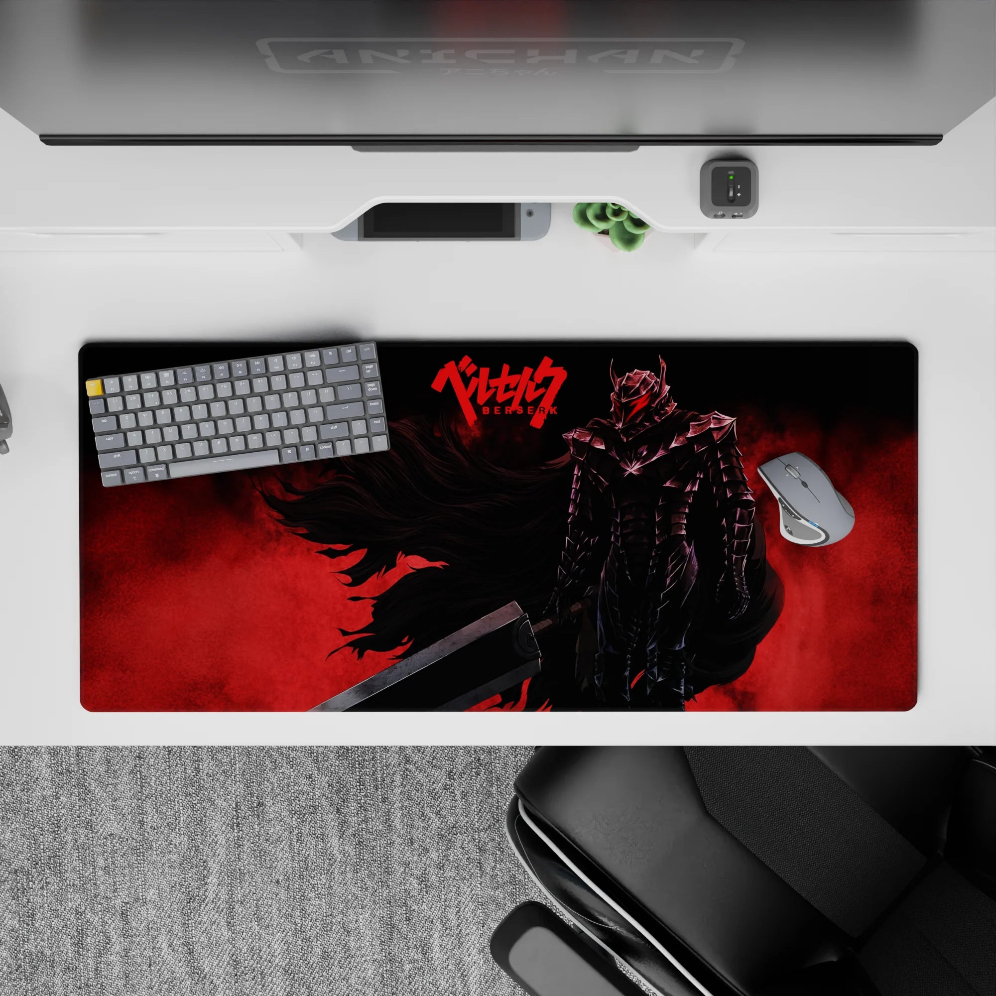 Berserk Deskmat | Mousepad | Deskpad - Armor of the Berserker - AniChan