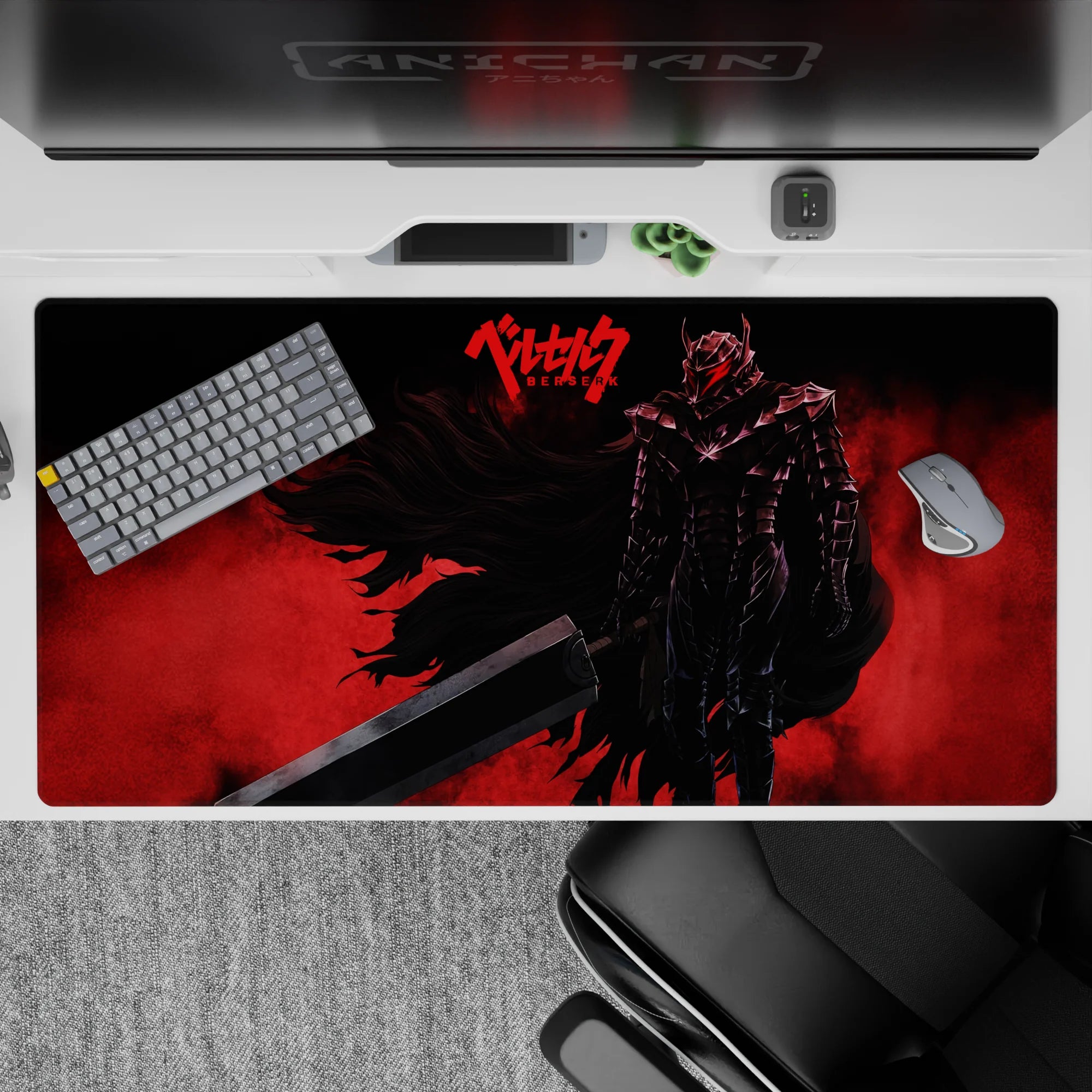 Berserk Deskmat | Mousepad | Deskpad - Armor of the Berserker - AniChan